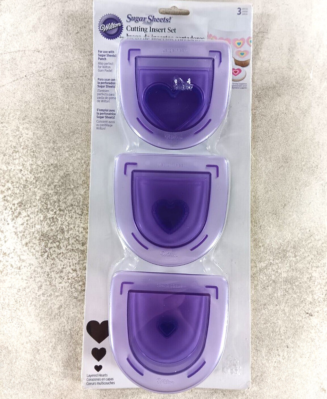 NEW Sugar Sheets Cutting Insert Set of 3 Choice Design Wilton Sealed