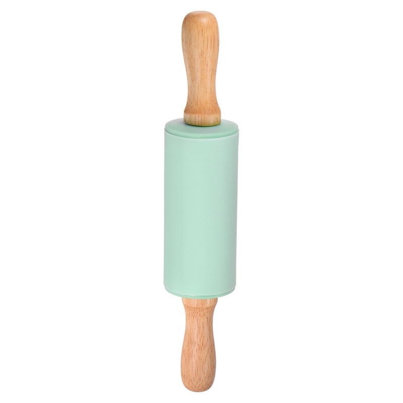 Silicone Rolling Pins for Baking 23.5cm x 4.2cm Green New