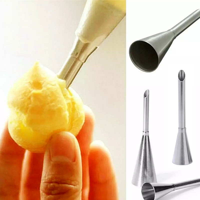4 Pack Icing Piping Nozzles Tips Cake Sugarcraft Pastry Decor Baking Tools Kits gallery