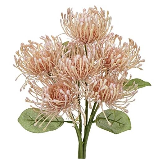 6PCS Chrysanthemum Artificial Flowers 4'' Fake Spider Mums Spring Flowers Pink gallery