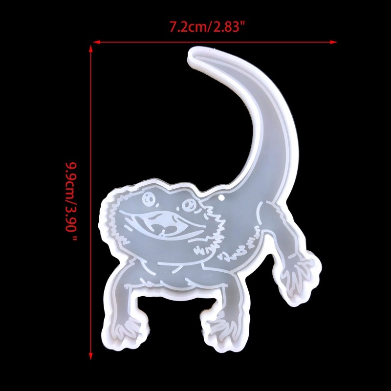 Keychain Molds Epoxy Casting Molds Lizard Silicone Mold Animal Pendant Mold gallery