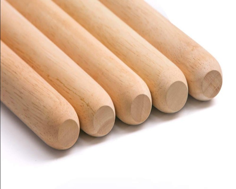 Rodillo madera para hacer empanadillas francesas, ideal para pizzas, 30 x 3,5 cm gallery