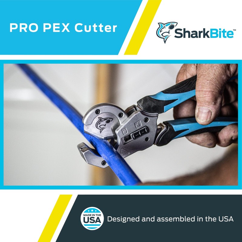 SharkBite Pro-Grade PEX Cutter Tool 1/4"-1" CTS - Clean, Straight Cuts gallery