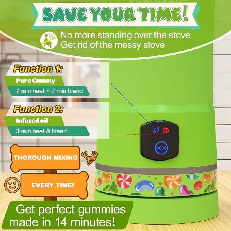Gummy Maker Machine Oil Infused Gummy Candy Maker DIY Edible Gummy Jelly & gallery