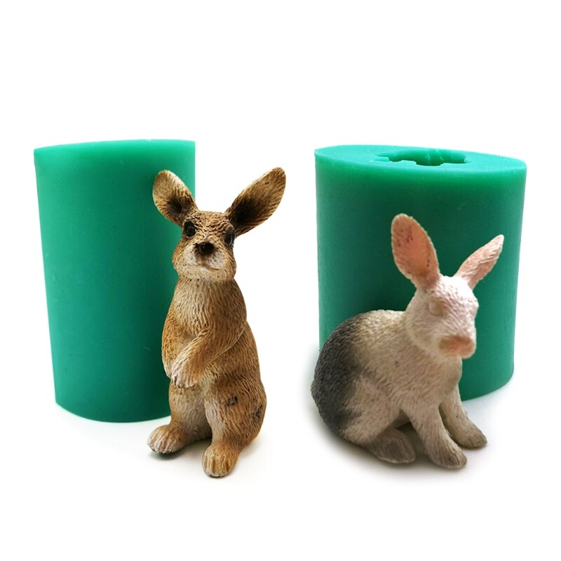 Cake Mold 3D Easter Cute Bunny Shape Food-grade Silicone Gift Baking Cookies gallery