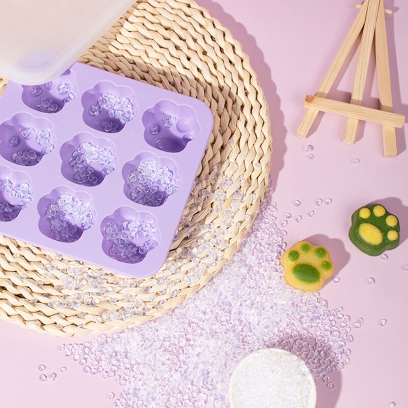 Rice Cake Mould Cat Paw Shaped Silicone Material for Steamed Cake Baby gallery