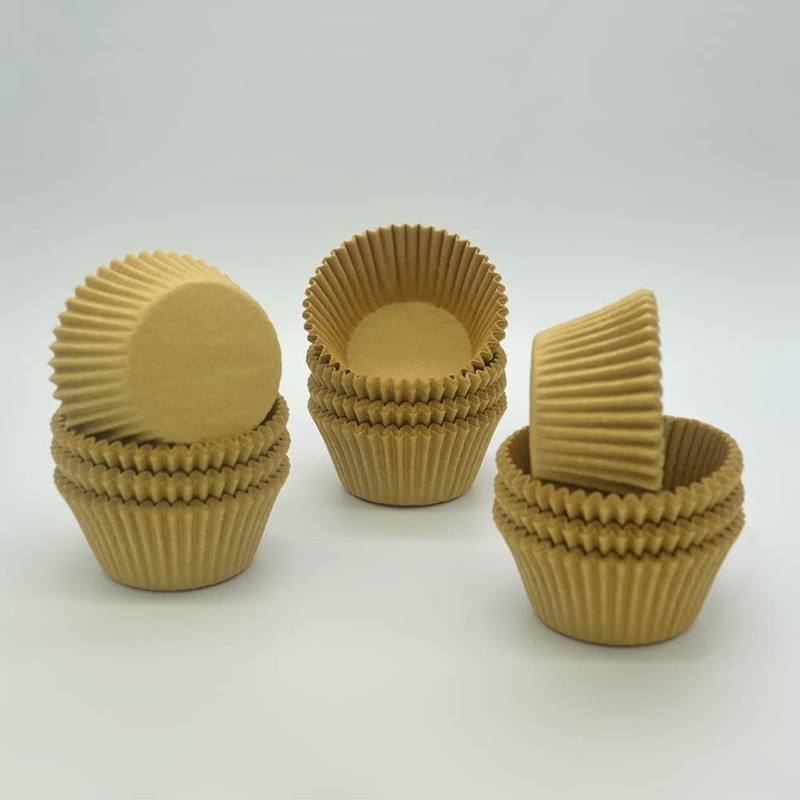 Natural Cupcake Liners 300-Count Standard Greaseproof Paper Baking Cups gallery