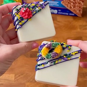3Pcs Chocolate Covered Cookie S'mores Molds, 6-Cavity Square Molds Silicone for gallery