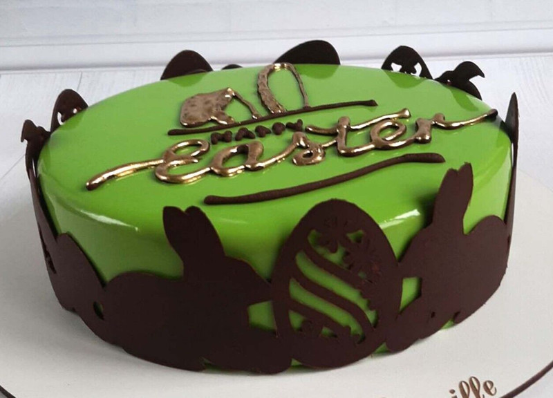 Plastic Chocolate Mold Easter Cake Border Stencil Cake Decorating Supplies gallery