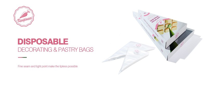 KEENPIONEER Disposable Piping Bags 14inch, 400 count gallery
