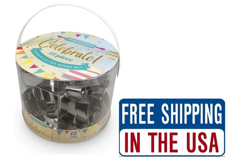 Handstand Kitchen Celebrate! 12 Piece Cookie Cutter Box Set