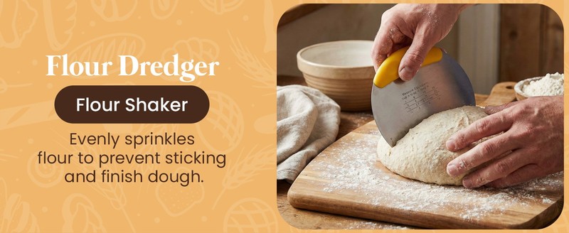 Sourdough Starter Kit with Round & Oval Banneton Bread Proofing Basket, gallery