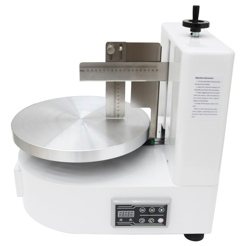 4-12in Electric Cake Cream Spreader Coating Smearing Machine 110V 200W 40-180RPM gallery