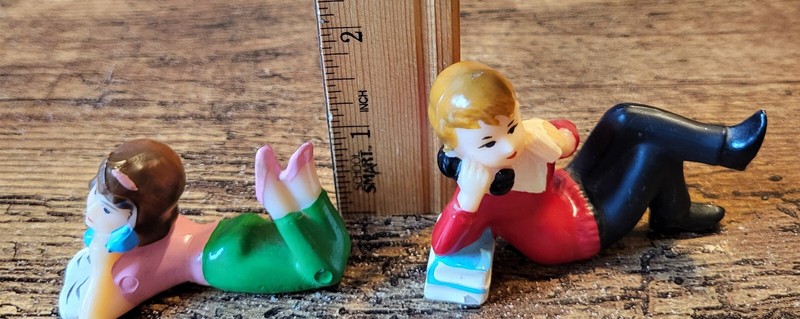 Vintage Wilton Cake Toppers Telephone Boy & Girl Teenager Couple gallery