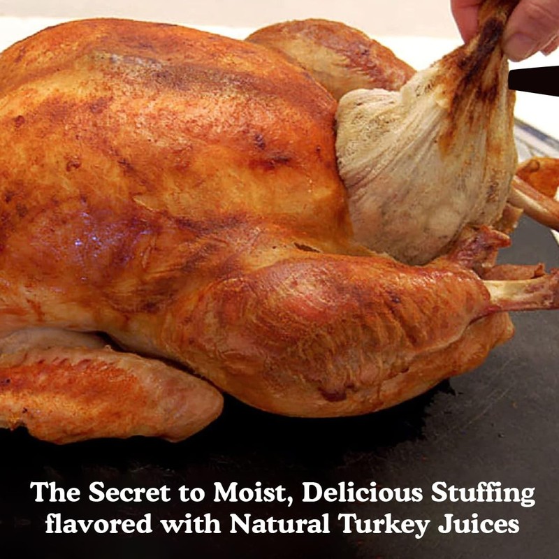 Regency Wraps Turkey Stuffing Bags, 100% Cotton Mesh Bag Pack of 2, Natural gallery
