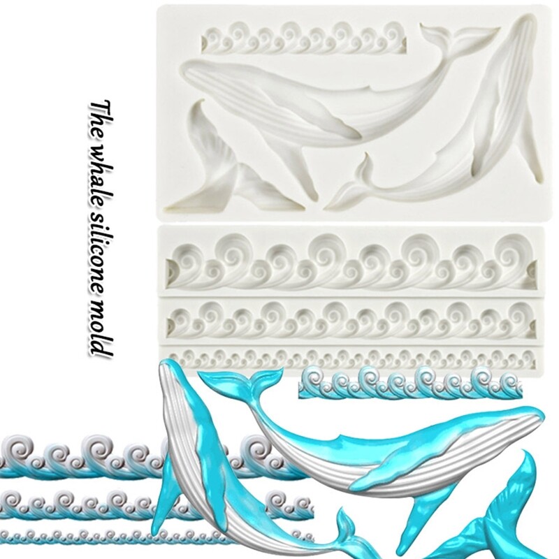 Soap Molds Silicone Whale Shape Mold Handmade DIY Resin Home gallery