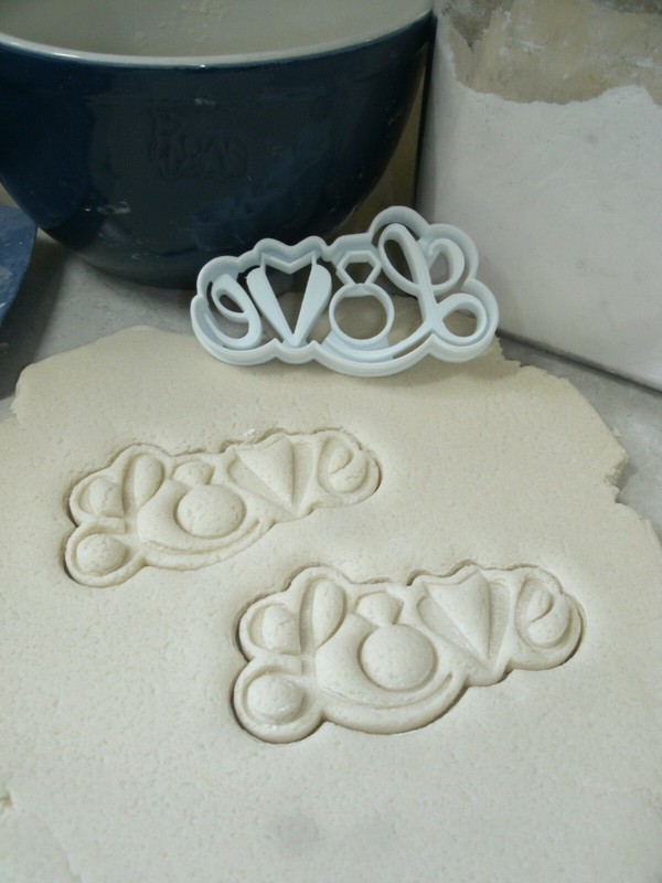 LOVE WEDDING ENGAGEMENT RING TUX TUXEDO BRIDE BRIDAL COOKIE CUTTER USA PR2618 gallery