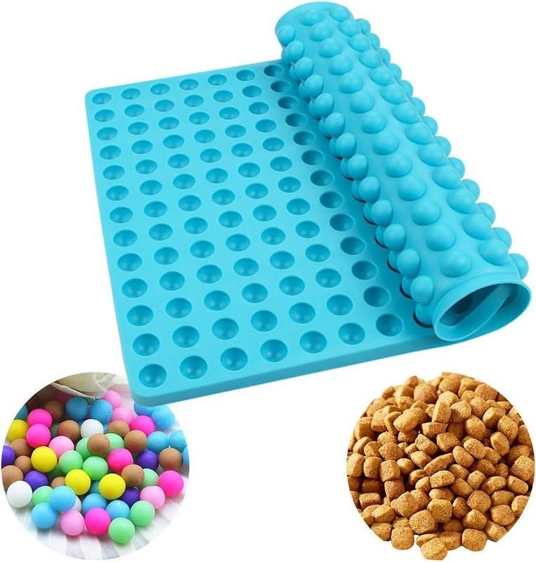 Webake Mini round Silicone Molds, Semi Sphere Gummy Candy Chocolate Chip Molds, gallery