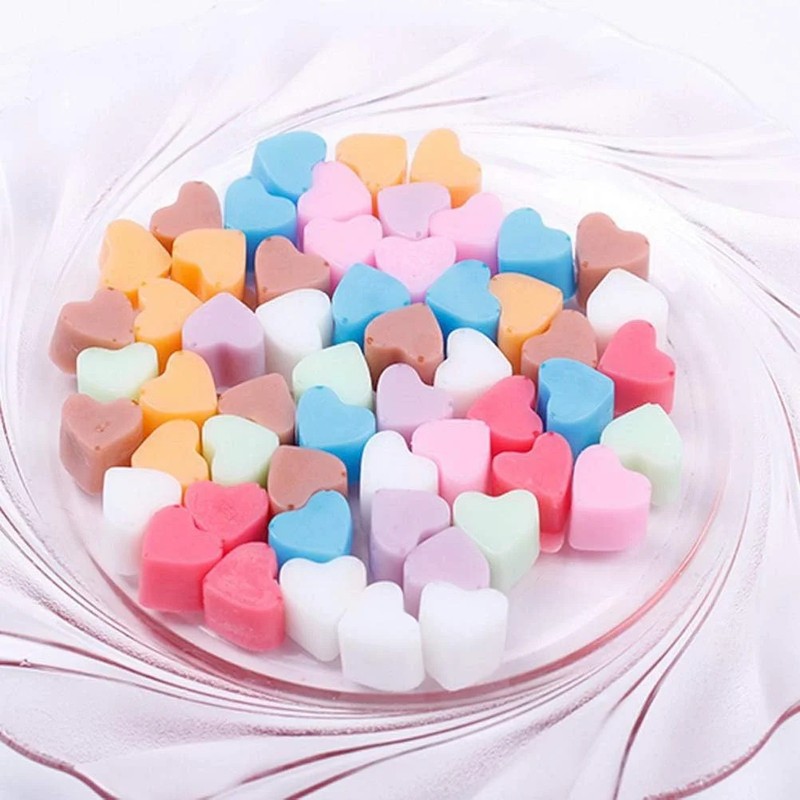 Pimoys Silicone Moulds for Wax Melts Heart Mould Silicone with Dropper 55 Sweet gallery