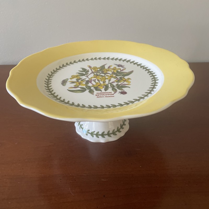 Portmeirion Jasminum Revolutum Yellow Jasmine Botanic Garden Terrace Cake Stand