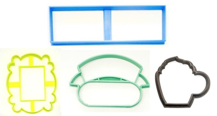 FRIENDS CENTRAL PERK TV SERIES SET OF 4 COOKIE CUTTERS USA PR1548