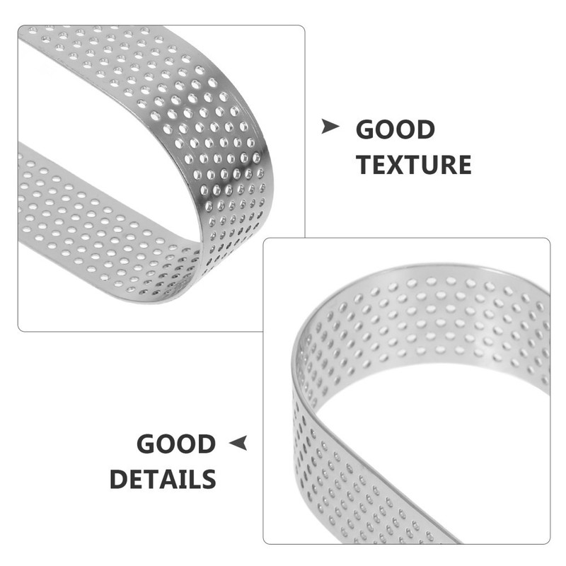 6 Pcs Tart Molds for Baking Household Cake and Mousse Ring Rings gallery