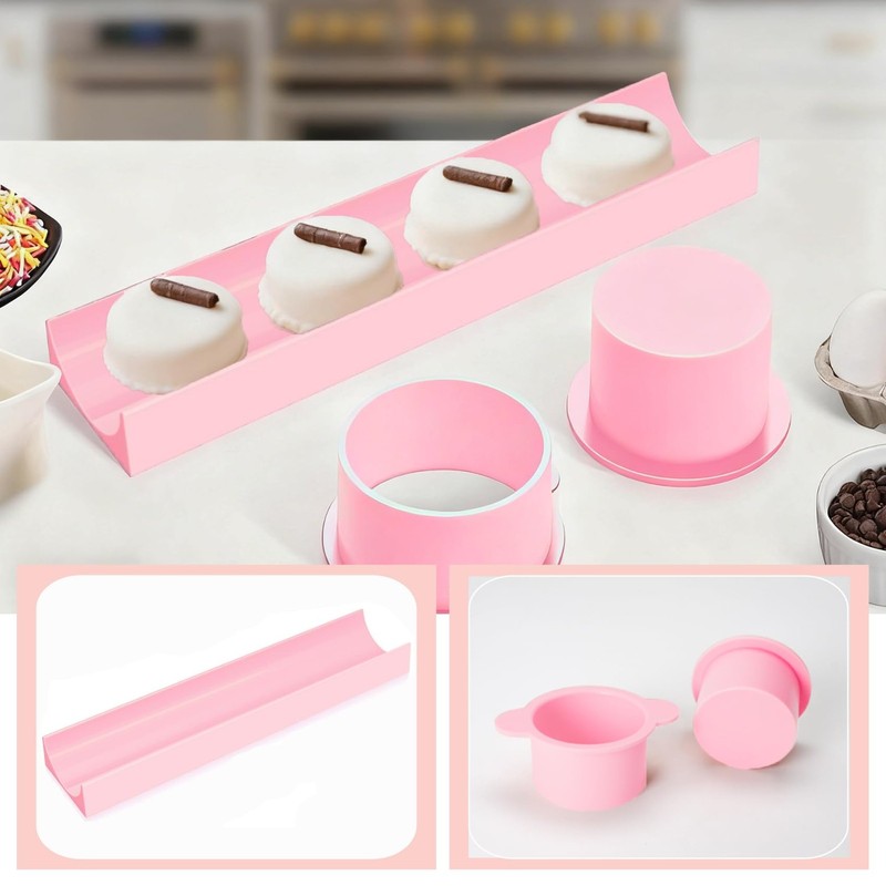Cakesicle Mold Kit Easy Push Plunger 50 Paper Sticks Twist Ties Wrappers DIY gallery