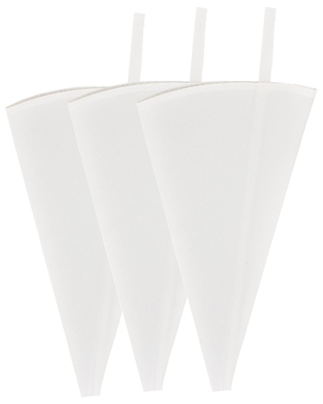 3 Pack Reusable Piping Bags 18 inch Cloth Pastry Bags Plastic Coated Icing Pi…