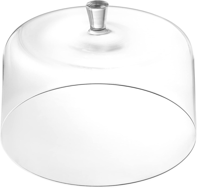 - Euorpean Quality Glass - Extra Large Glass - Clear - Cake Dome - 11.5" Diamete gallery