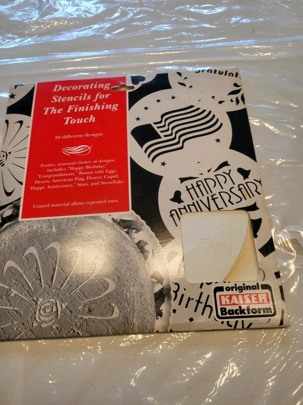 Original Kaiser Backform Cake Decorating Stencils 10 Designs