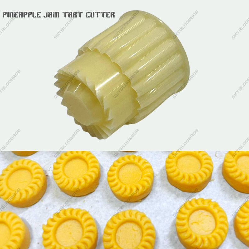 Pineapple Tart Jam Marmalade Thumbprint Linzer Cookies Malaysian Cutter mold