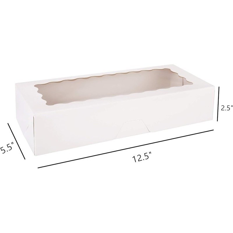 Durable Food Grade SBS Paperboard Auto Popup Box W/ Clear Window Display New gallery