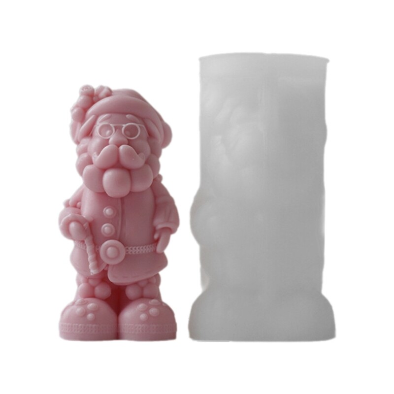 Creative Santa Silicone Mold Stylish Home Decoration Gypsum Mould gallery
