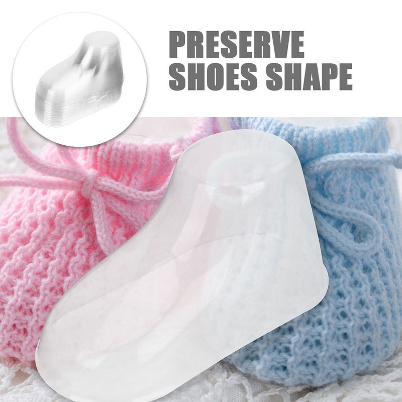 50 Pcs PVC Baby Feet Display Models Transparent for Infant Shoe Holders gallery