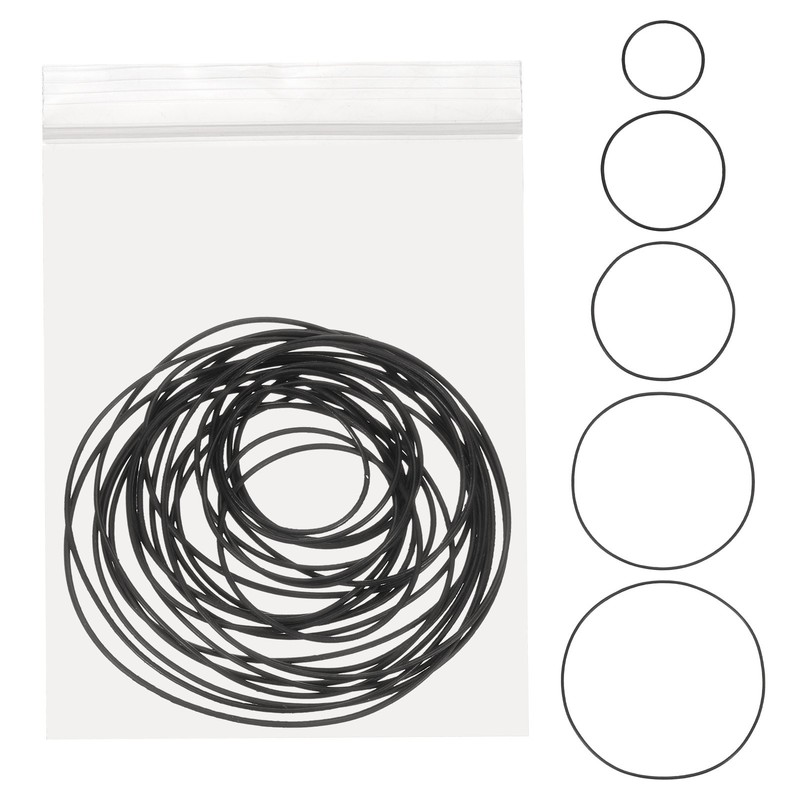 Kit for O-Ring Gaskets Replacement 0.6mm Rubber Watch Seals