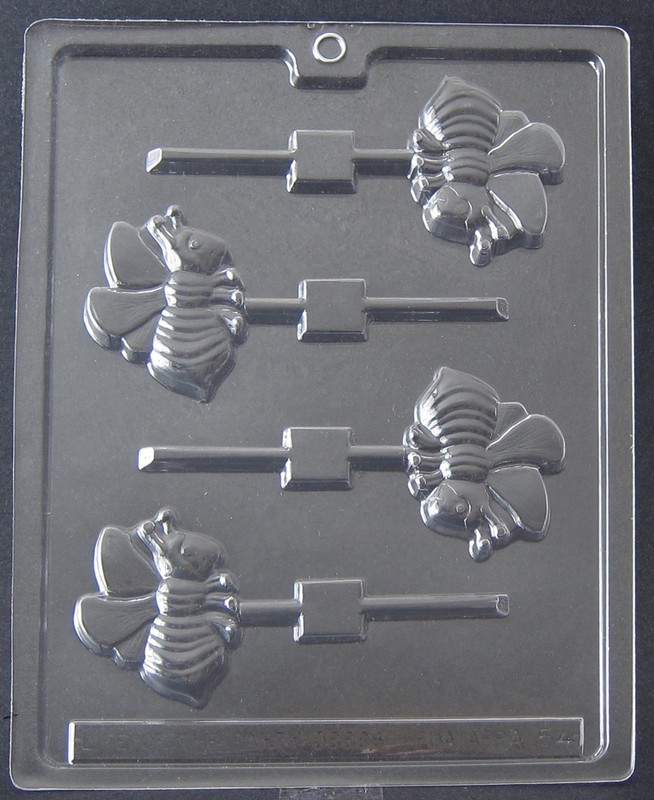Bee Lollipop Chocolate Mold Candy Making Kit Silicone Baking Mould Tool