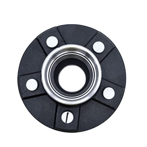 5-Bolt on 4-1/2 inch Circle Trailer Hub Assembly with 1-3/8 inch to 1-1/16 gallery