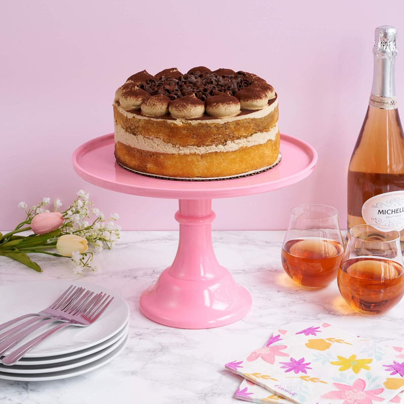 Pink Melamine Cake Stand, Cupcake Stand, Home Decor, Food Service, Dessert Acces gallery