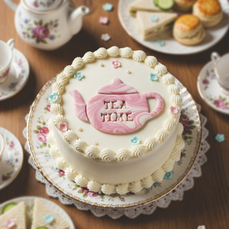 Teapot cookie cutter - whimsical tea time party Alice's Adventures in Wonderland gallery