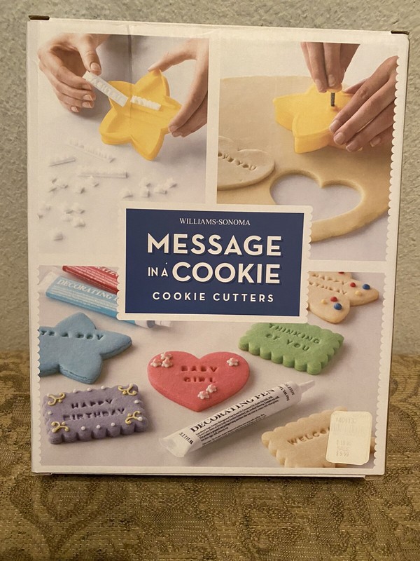 Message in a Cookie Williams Sonoma NIB