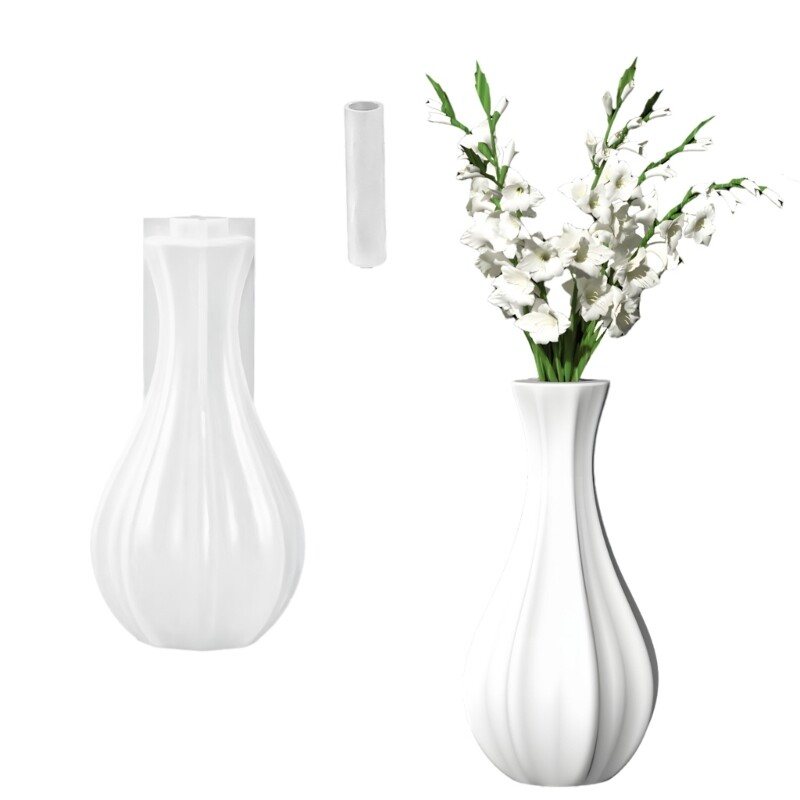 Multifuntional Silicone Vase Molding Simple Style Office Decorative Moulds