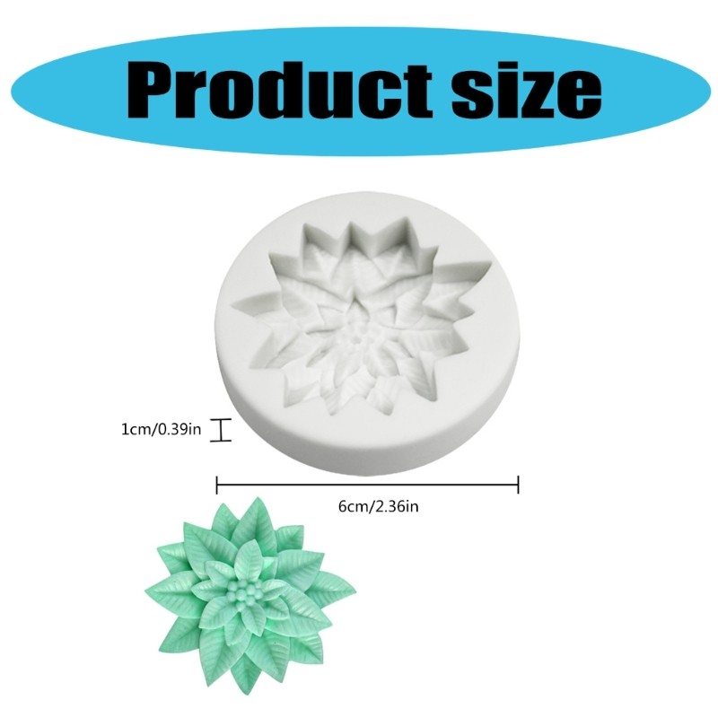 Easy Releasing Silicone Molds for Holly Leaf and Fruit Holiday Decorations gallery