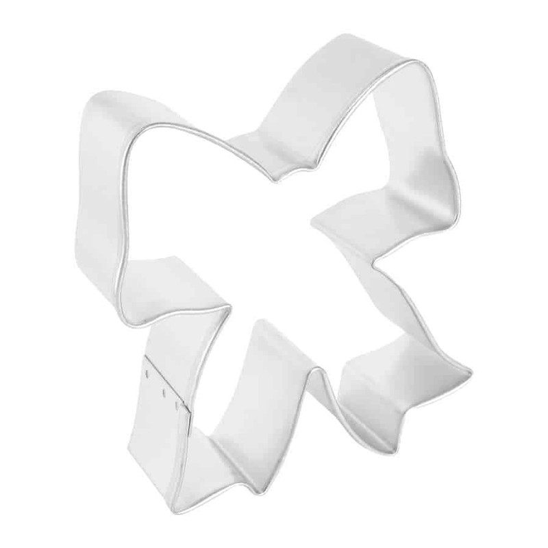 3.5" Ribbon Gift Hair Bow Cookie Cutter Tin Steel Fondant Xmas Holiday Party gallery