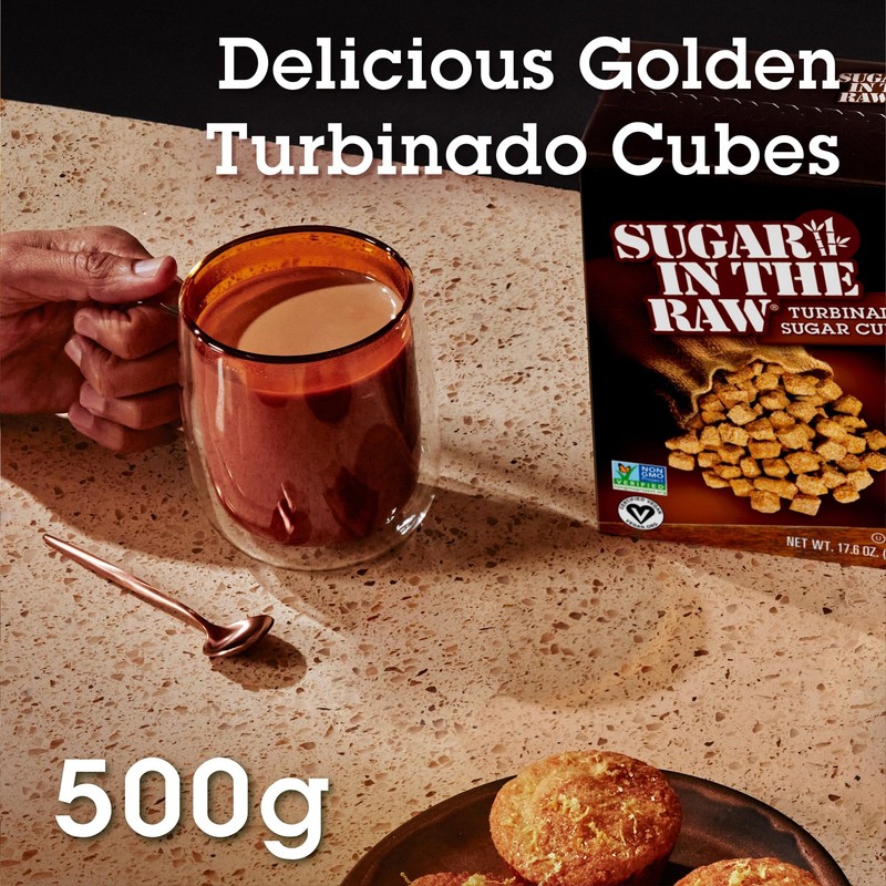 Sugar In The Raw Turbinado Cane Cubes, 17.6 oz. Ounce (Pack of 1) gallery