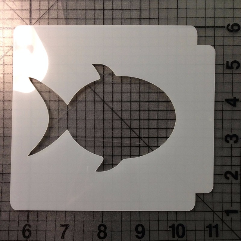 Fish Stencil 100