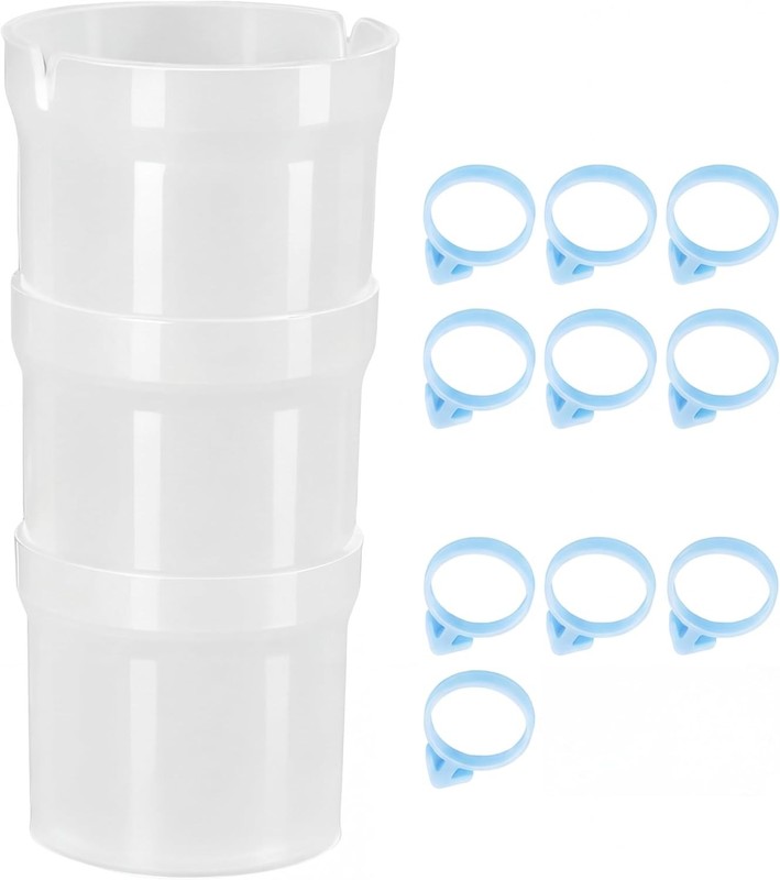 1-Pack Pastry Bag Holder Cake Decorating Supplies with Piping Tip Organizer &