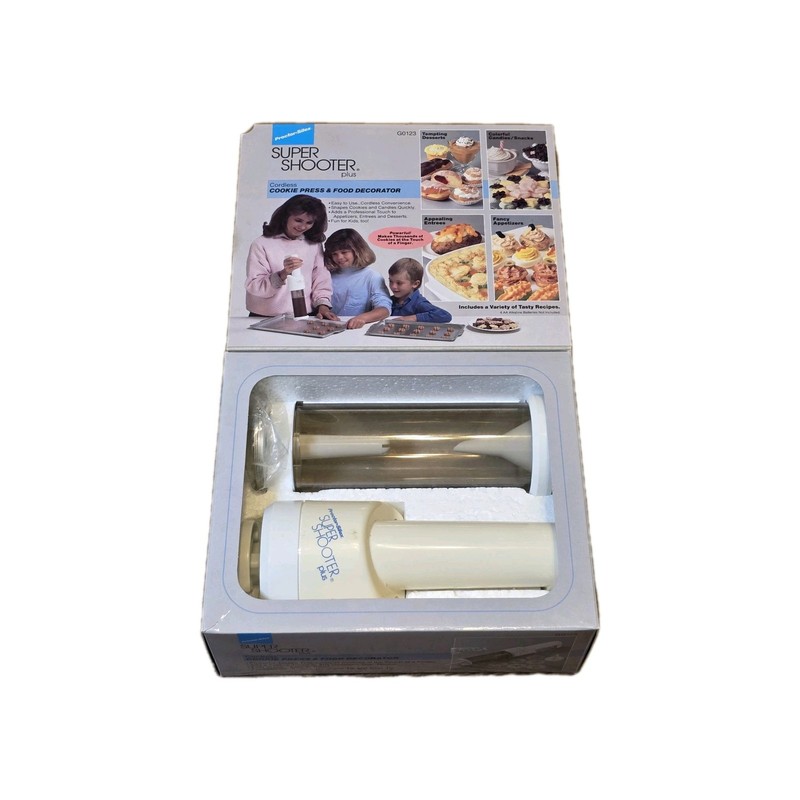 Proctor Silex Super Shooter Plus Cordless Cookie Press & Food Decorator (G0123)