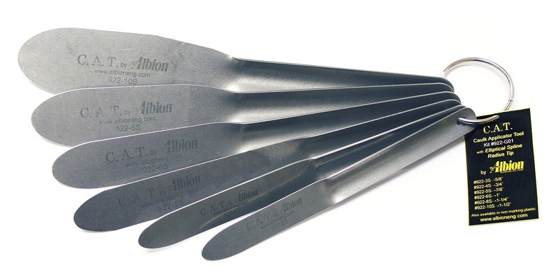 Albion Engineering Company 922-G01 C.A.T. Spatula Set, Stainless Steel, Pack ...