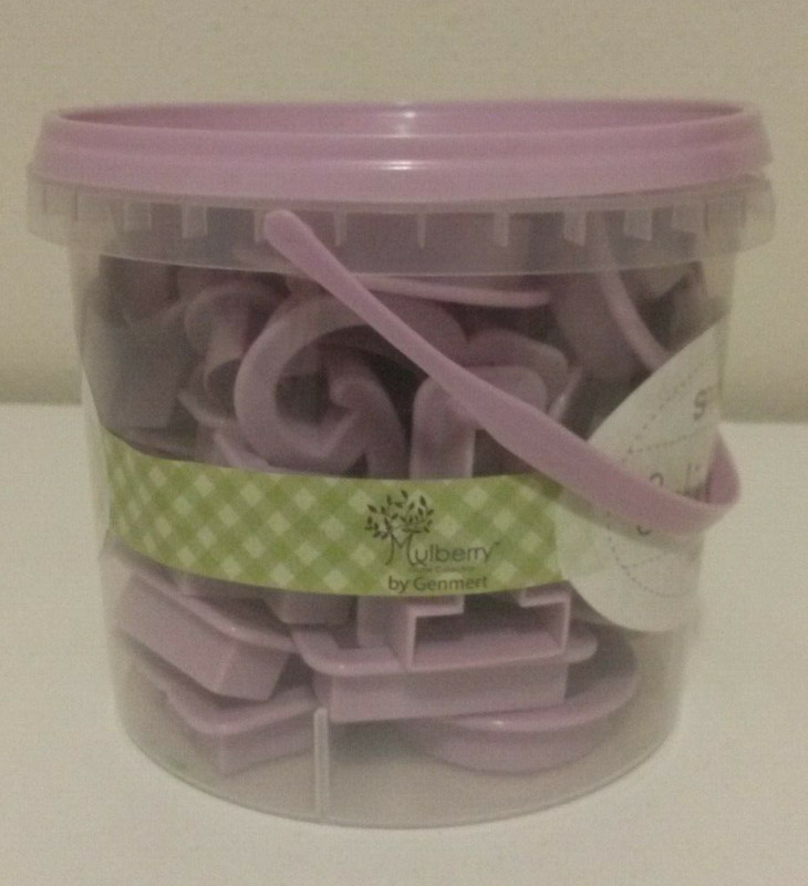 Springtime Purple Mini Letters & Numbers Set Of 36 Cookie Cutters gallery
