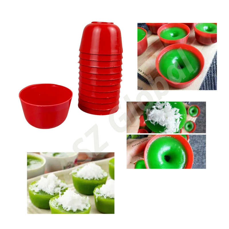 12x Pieces Pichi Puto Molder Plastic Brands Style Mold Talam Kutsinta Cup Cake gallery